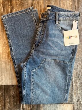 NEW With Tags - Molly Yeh Denim - Women’s Size 6 - Double Knee Workwear